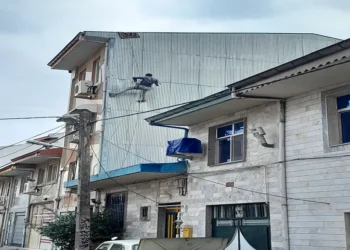 نصب حلب آب بندی نما در بندرانزلی و رشت